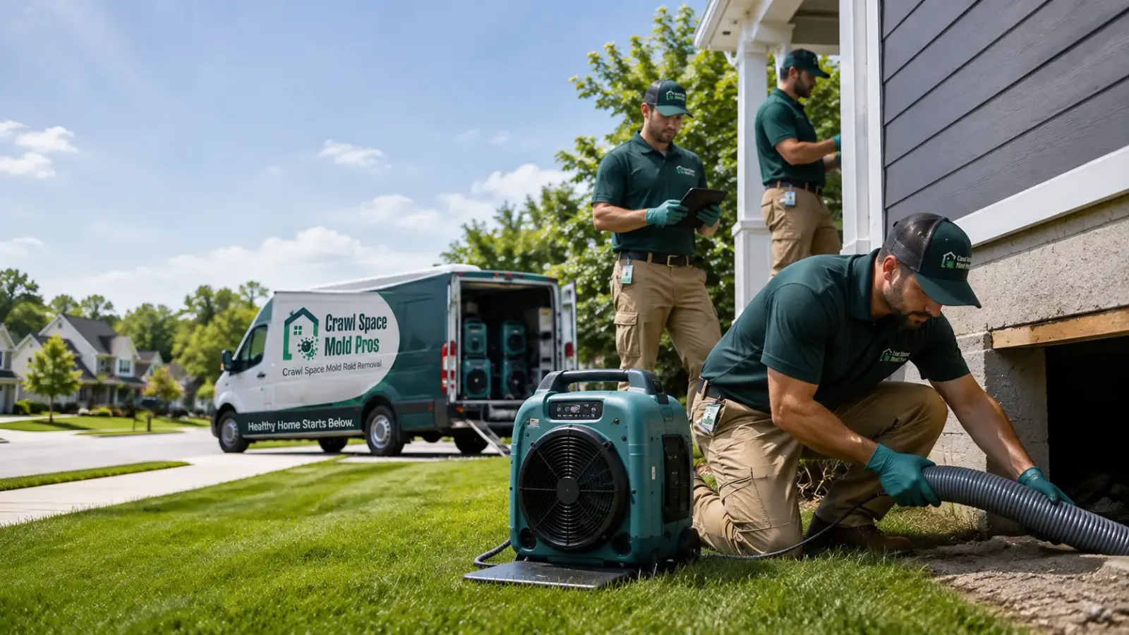 Crawl Space Mold Removal in Bronxville, NY